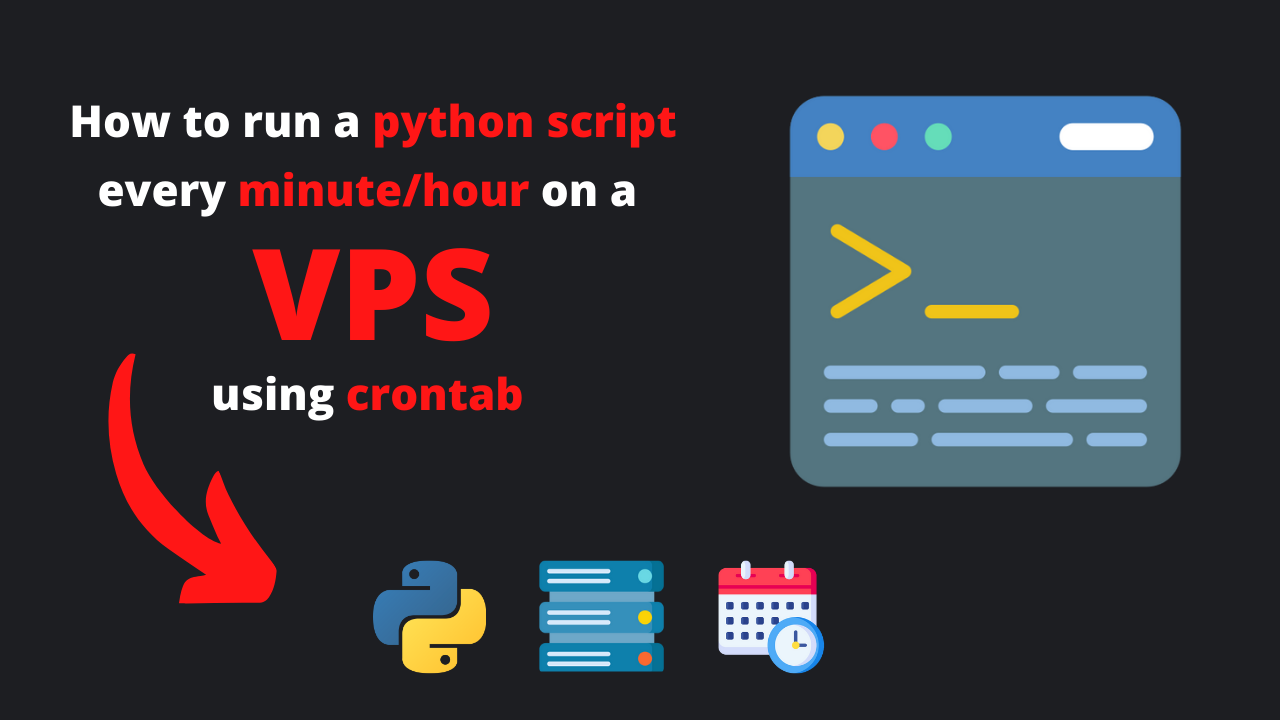 how to make a python script run every hour on a Ubuntu VPS using crontab