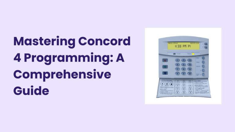 Mastering Concord 4 Programming: A Comprehensive Guide