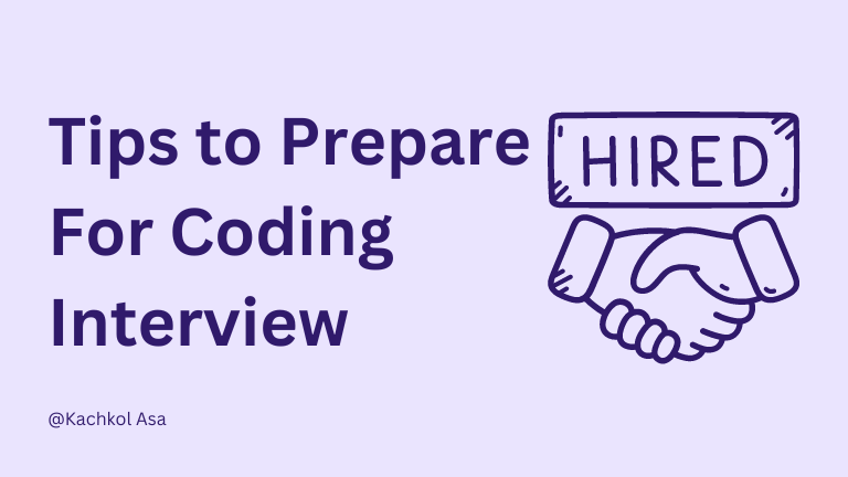 prepare for a coding interview
